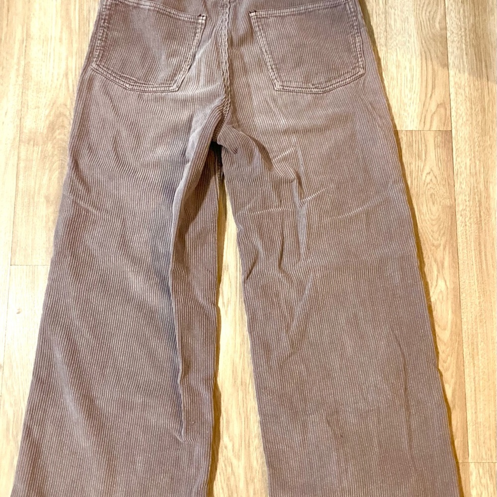 BDG Wide Leg Corduroy Pants in Mauve Brown - Picture 5 of 7